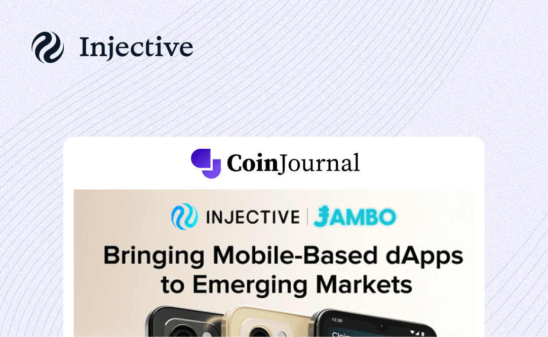 Injective and Jambo partner to bring mobile-based DeFi to millions in emerging markets