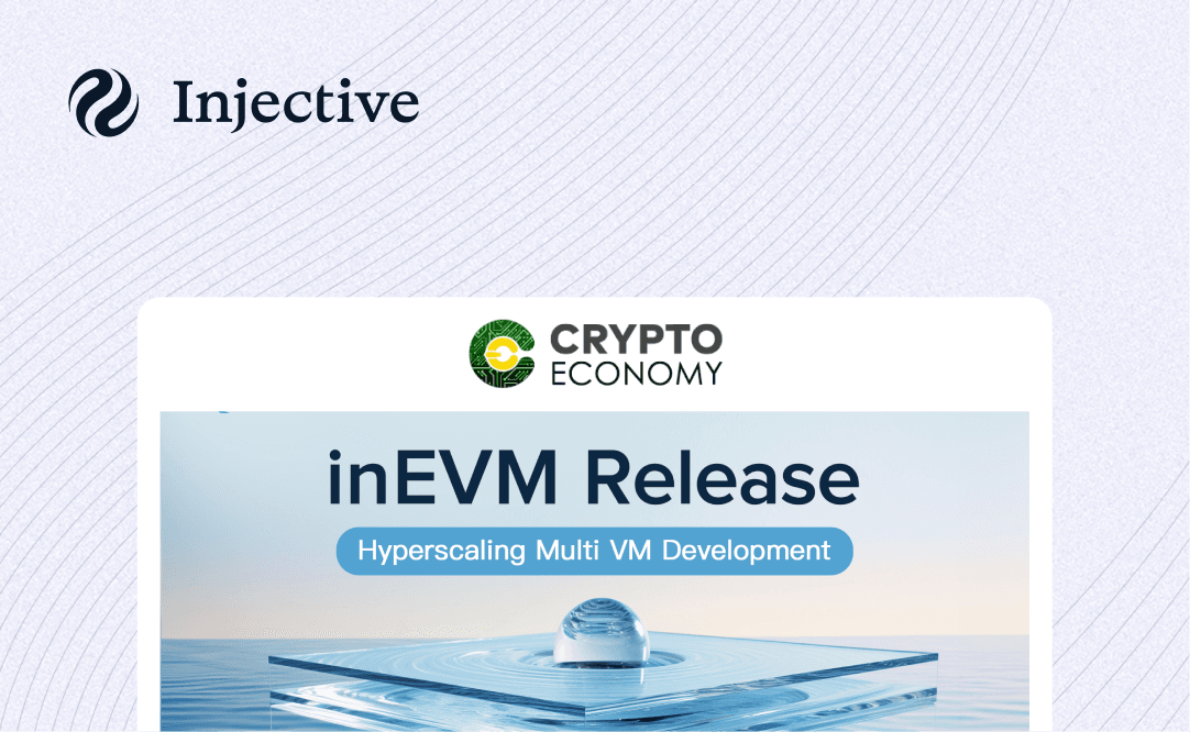 Injective Unveils inEVM on Mainnet: The Game Changing Rollup Enabling Unprecedentened VM Development