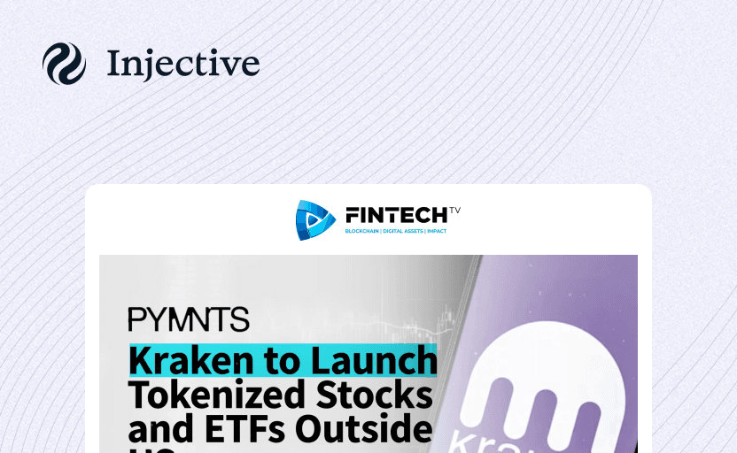 Injective Head of BD Mirza Uddin Featured on Fintech TV