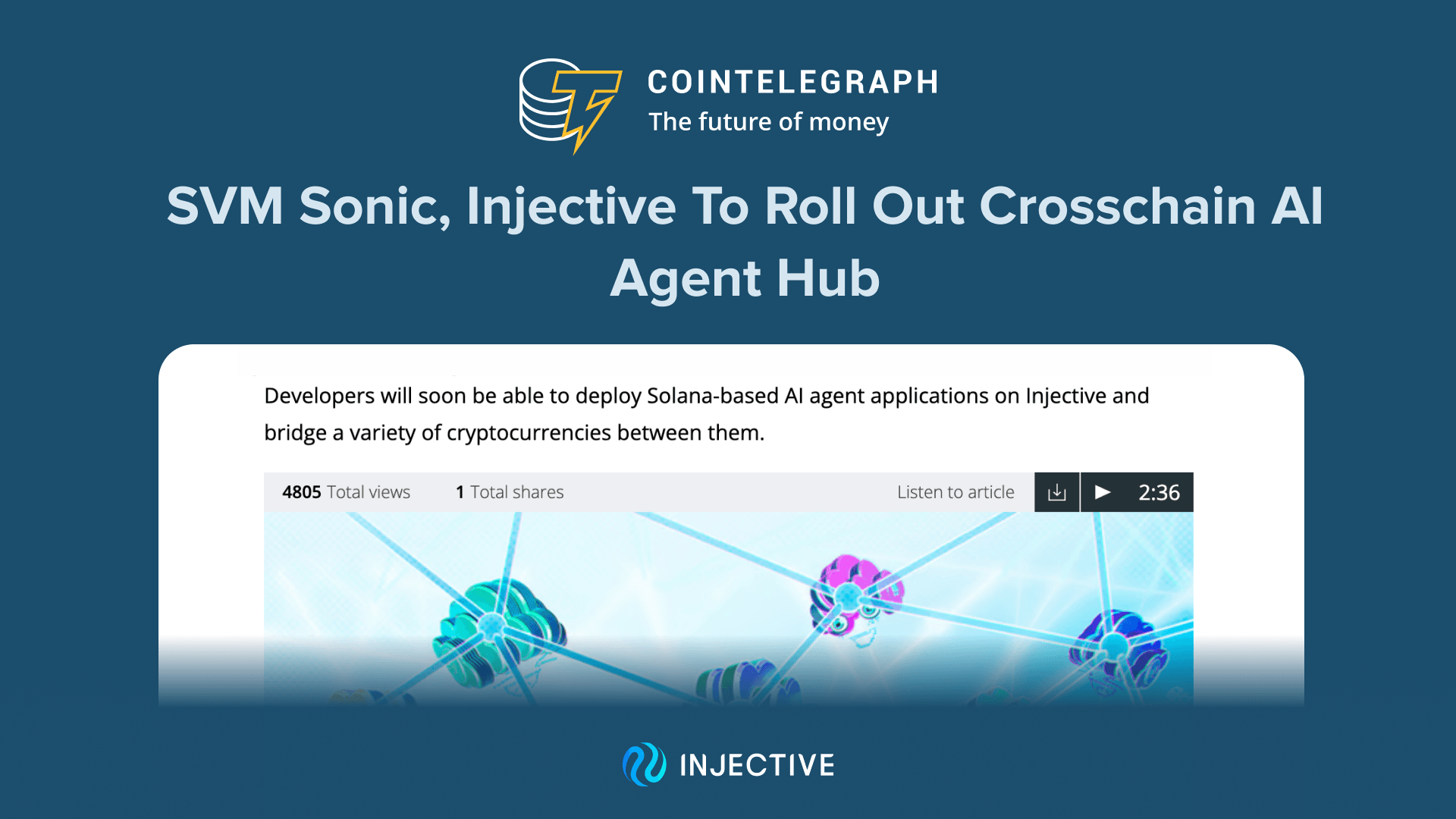 SVM Sonic, Injective to roll out crosschain AI agent hub