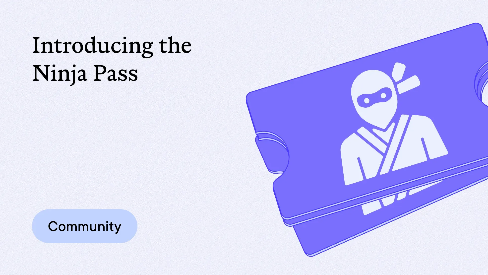 Introducing the Ninja Pass