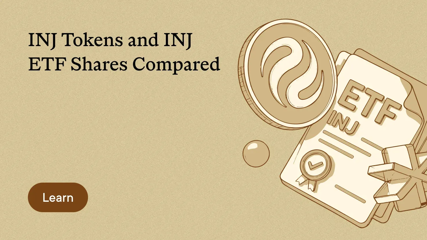 INJ Tokens and INJ ETF Shares Compared