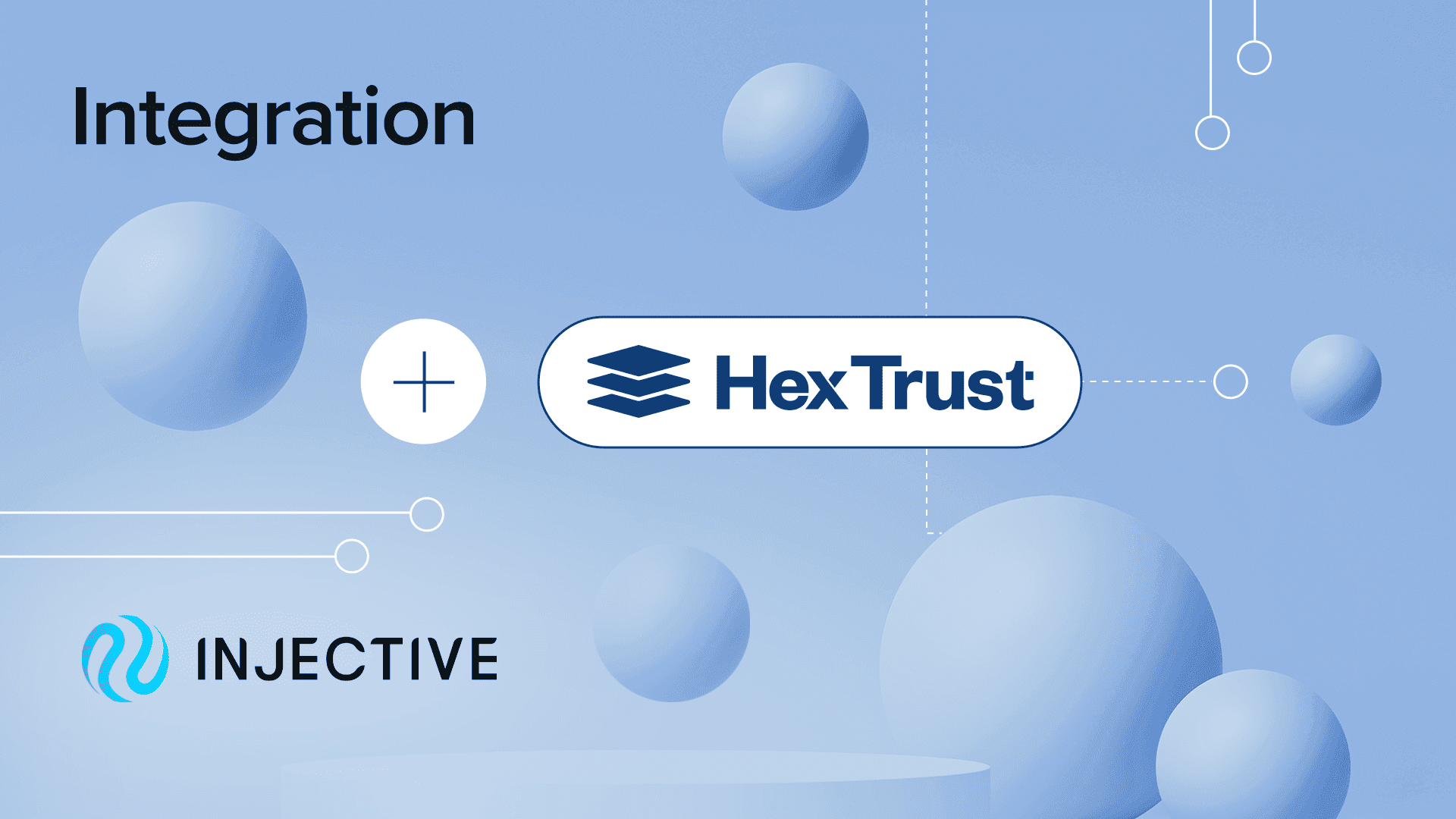 Hex Trust 将托管和交易服务扩展至 Injective