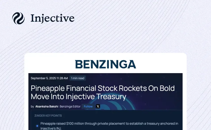 Pineapple Stock Soars on Bold Move Into Injective