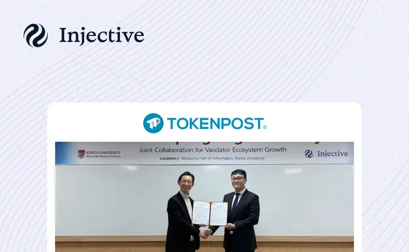 Korea Univ Joins Injective, Expands Global Reach
