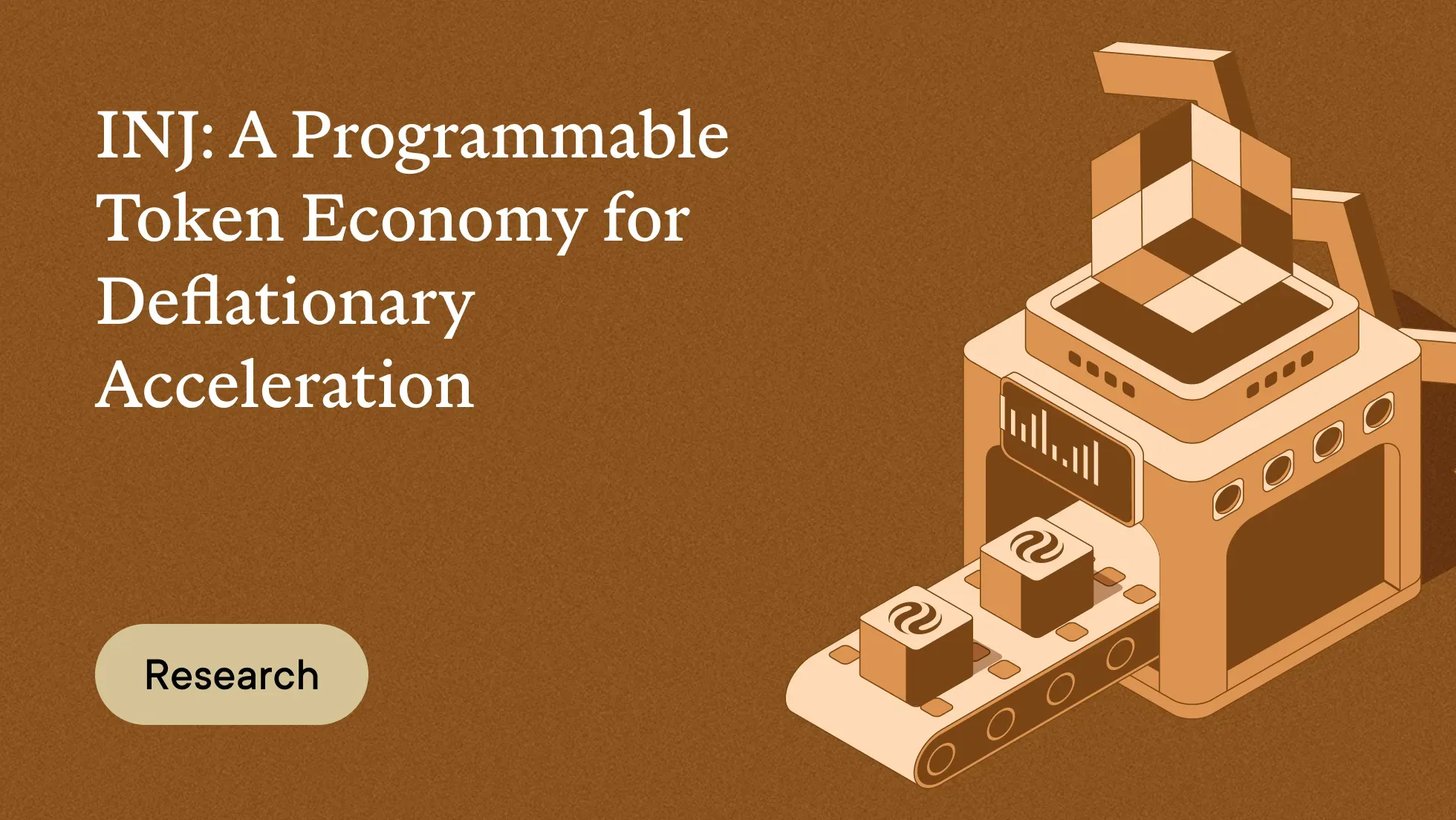 INJ: A Programmable Token Economy for Deflationary Acceleration