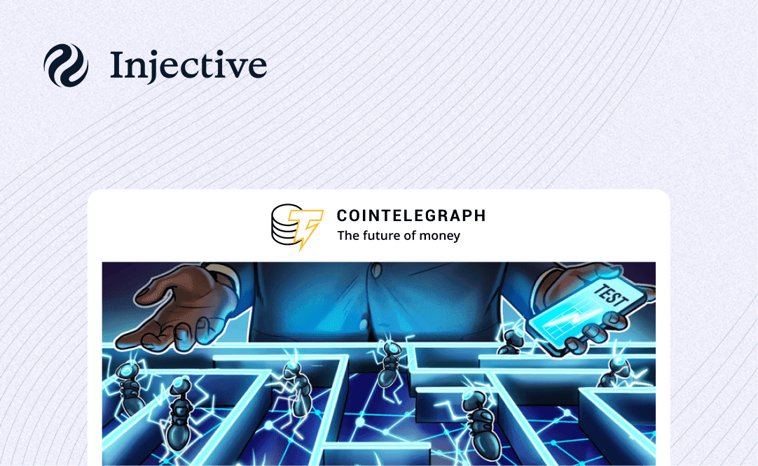 Injective launches layer-2 testnet for Solana-based apps in Cosmos