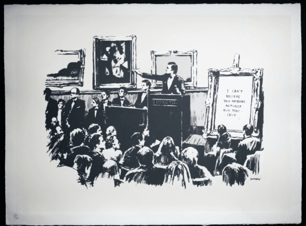 CBS News: Blockchain company buys and burns Banksy artwork to turn it into a digital original